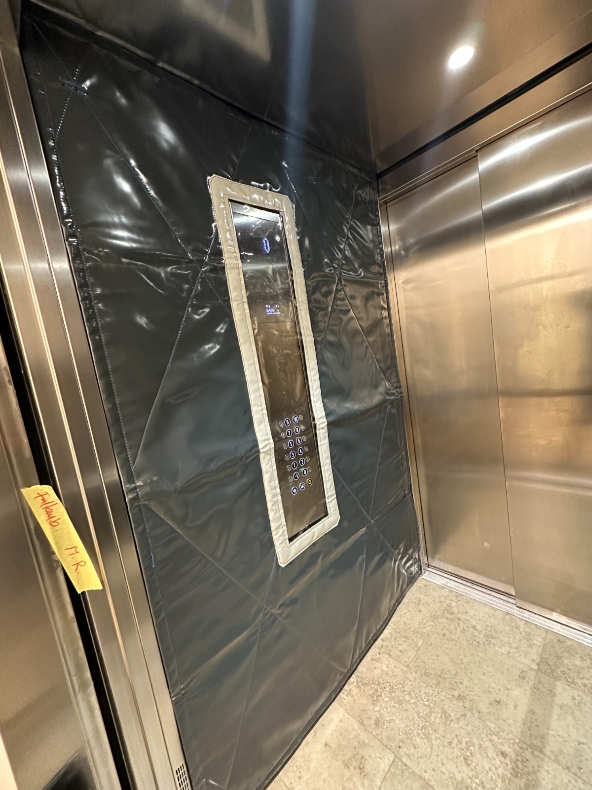 AYDOGAN LIFT Asansör Koruma Perdesi Uygulaması 12